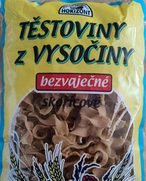 Bezvaječné těstoviny z tvrdé pšenice