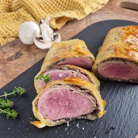 Vepřová panenka Wellington v listovém těstě