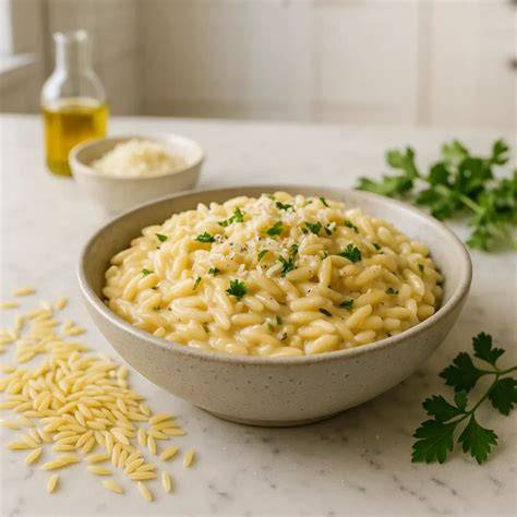 Kritharaki orzo těstoviny ve tvaru rýže