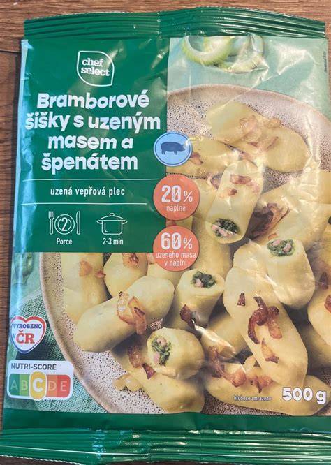 Bramborové šišky s uzeným masem
