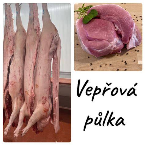 Vepřová půlka připravená k odběru