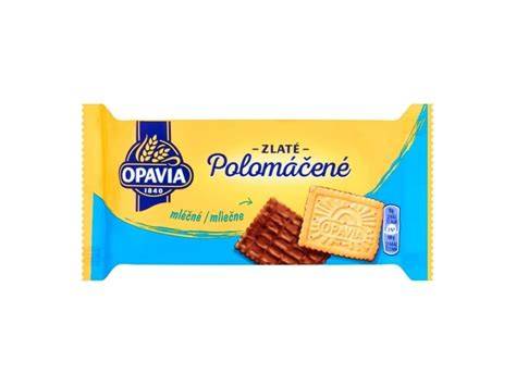 polomáčené mléčné sušenky s kakaovou polevou