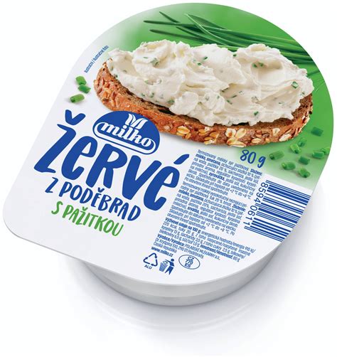 Žervé v pomazánce s pažitkou