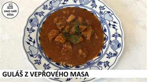 kotlíkový guláš z vepřového masa