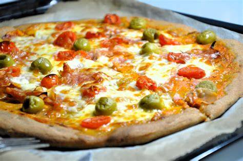 bezlepková pizza v restauraci