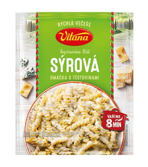 Krémová sýrová omáčka s těstovinami