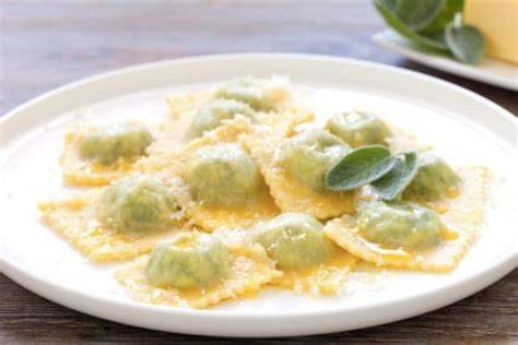 Ravioli s ricottou a špenátem
