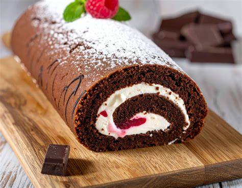 Veganská čokoládová roláda bez vajec