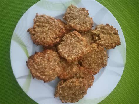 Dietní banánové ovesné sušenky