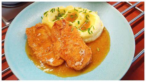 Kuřecí steak s bramborovou kaší