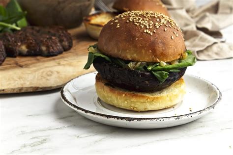 Grilovaný portobello žampion pro burger