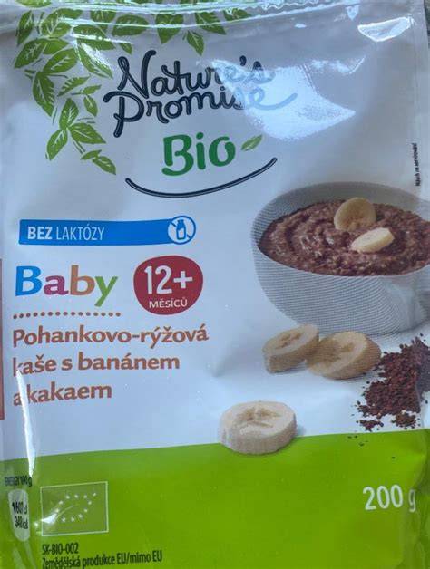 Rýžová kaše s kakaem a banánem