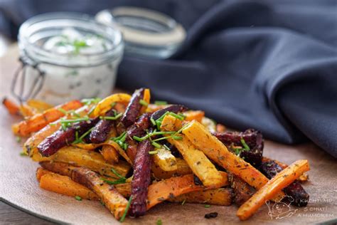 křupavé zeleninové hranolky z trouby