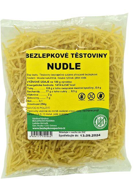 Bezlepkové těstoviny z rýže a kukuřice