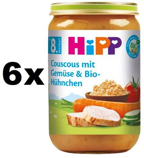 HiPP BIO kuskus se zeleninou sklenička