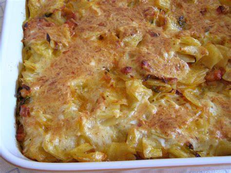 zapečené fusilli s růžičkovou kapustou