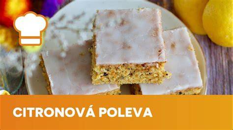 kakaovo citronová poleva na bábovce