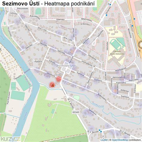 mapa PetaGym Tábor Sezimovo Ústí
