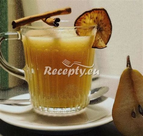 Skleničky s pečeným ovocným čajem
