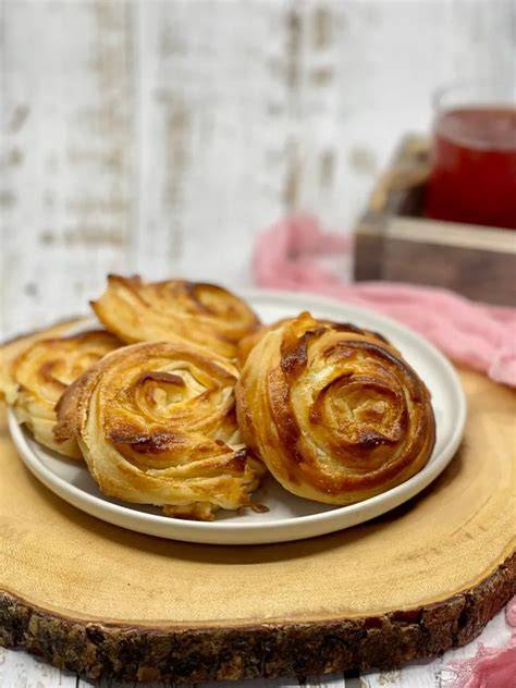 Vrstvení veganského croissantového těsta