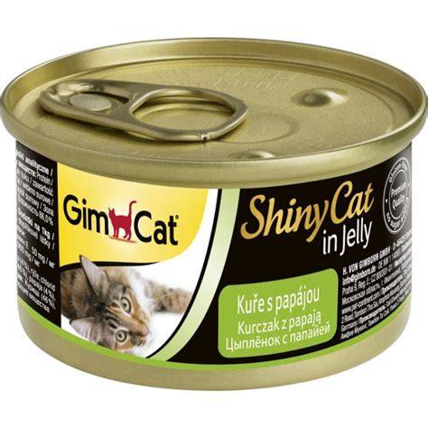 Gimpet ShinyCat kuře papája konzerva