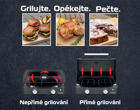 přímé a nepřímé grilování masa schéma
