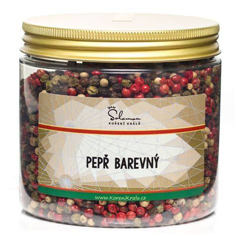 barevný pepř v mlýnku