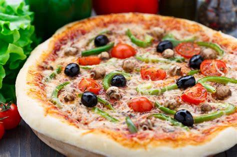 Veganská pizza se zeleninou