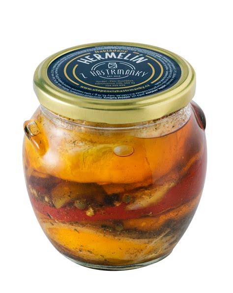 Nakládaný hermelín s chilli ve sklenici