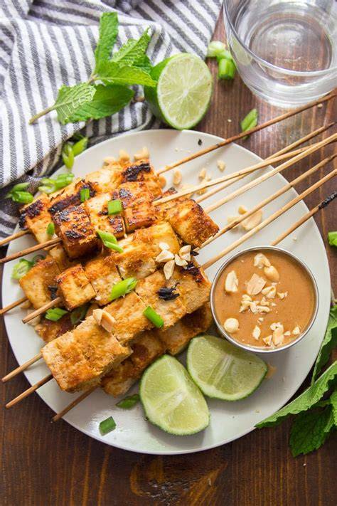 veganská satay omáčka s tofu