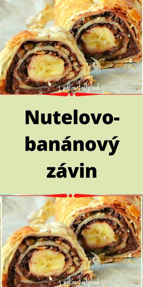 banánový závin domácí pečení