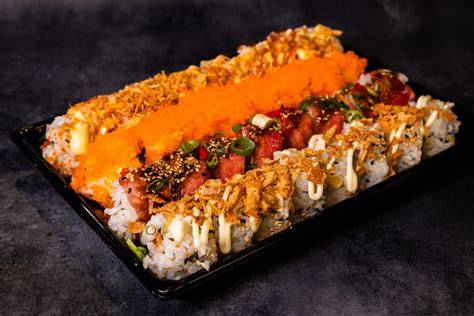 Velký sushi box s maki rolkami