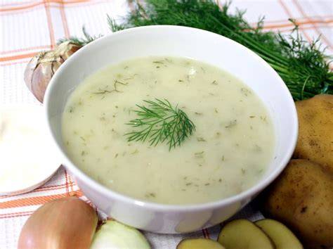 Mixovaná koprová polévka s bramborami