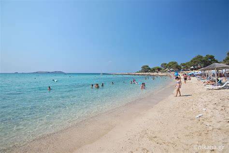 Psili Ammos pláž na ostrově Thassos