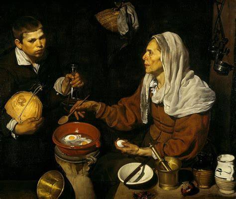 Žena smažící vejce Velázquez