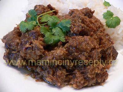 Hovězí rendang s kokosovou omáčkou