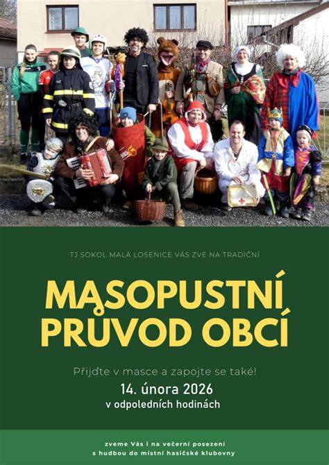 Masopustní průvod obcí