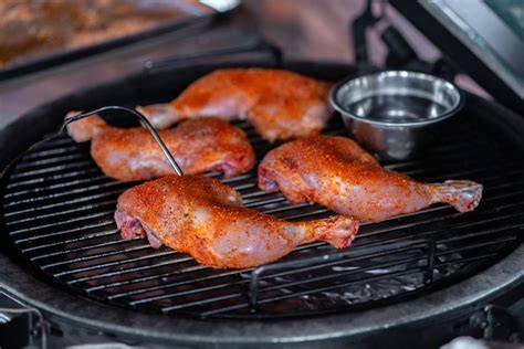 Kuřecí stehna na BBQ grilu